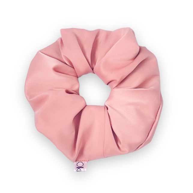 Standard Pink Satin Scrunchies: The Stylish Solution to Hair